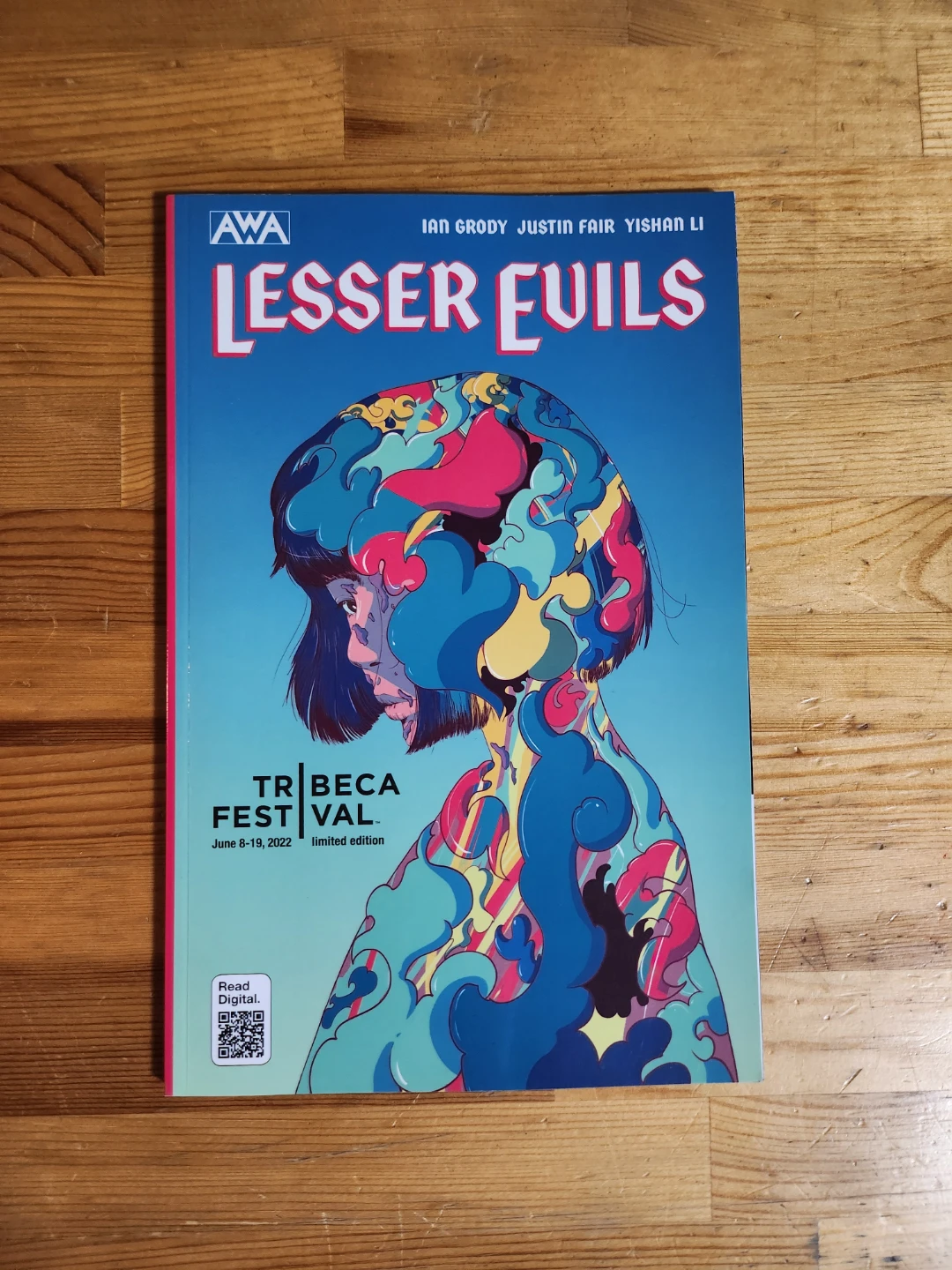 AWA Lesser Evils Tribeca Festival Limited Edition Comic Book