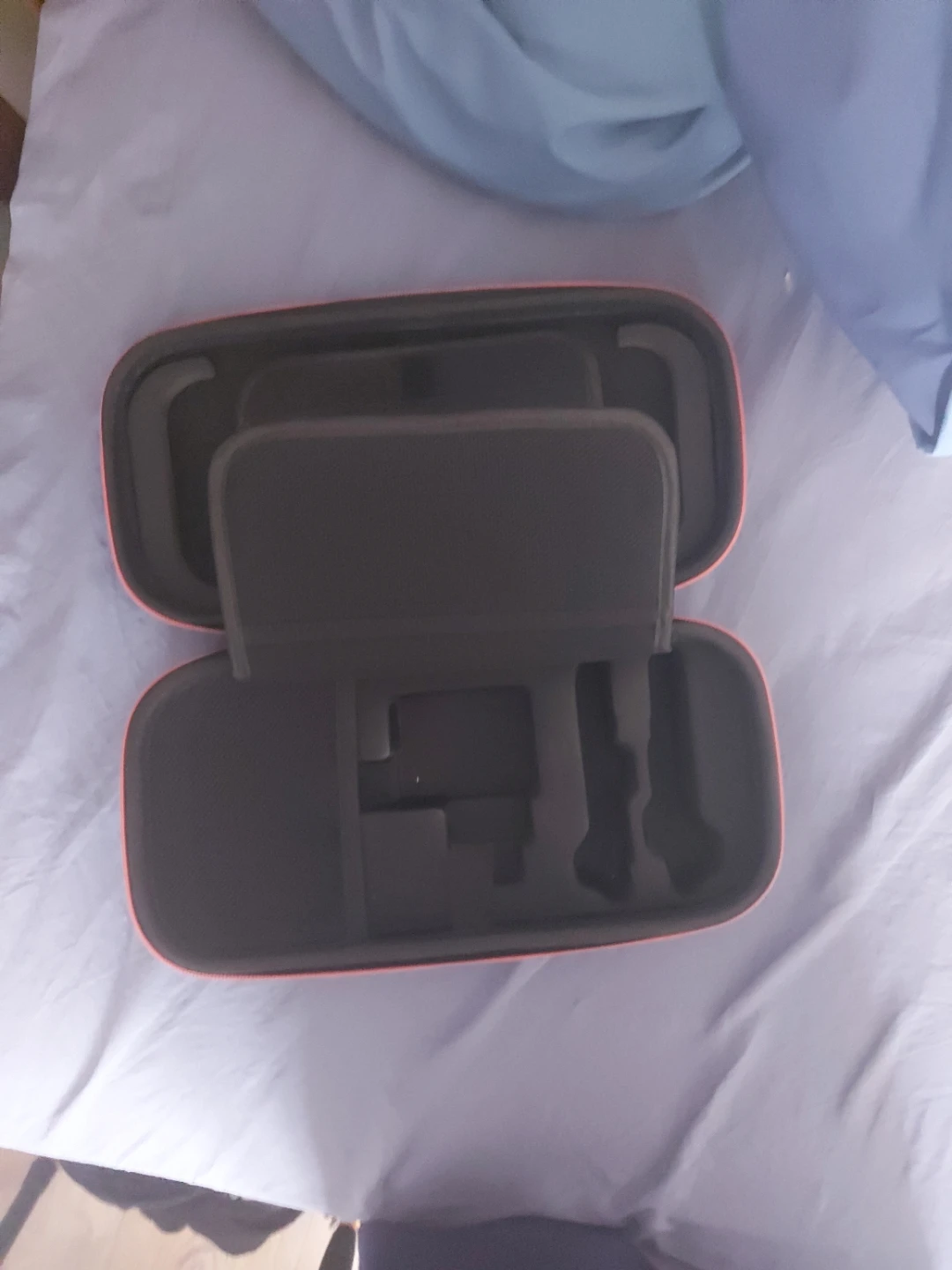 Nintendo Switch carrying case in black and red