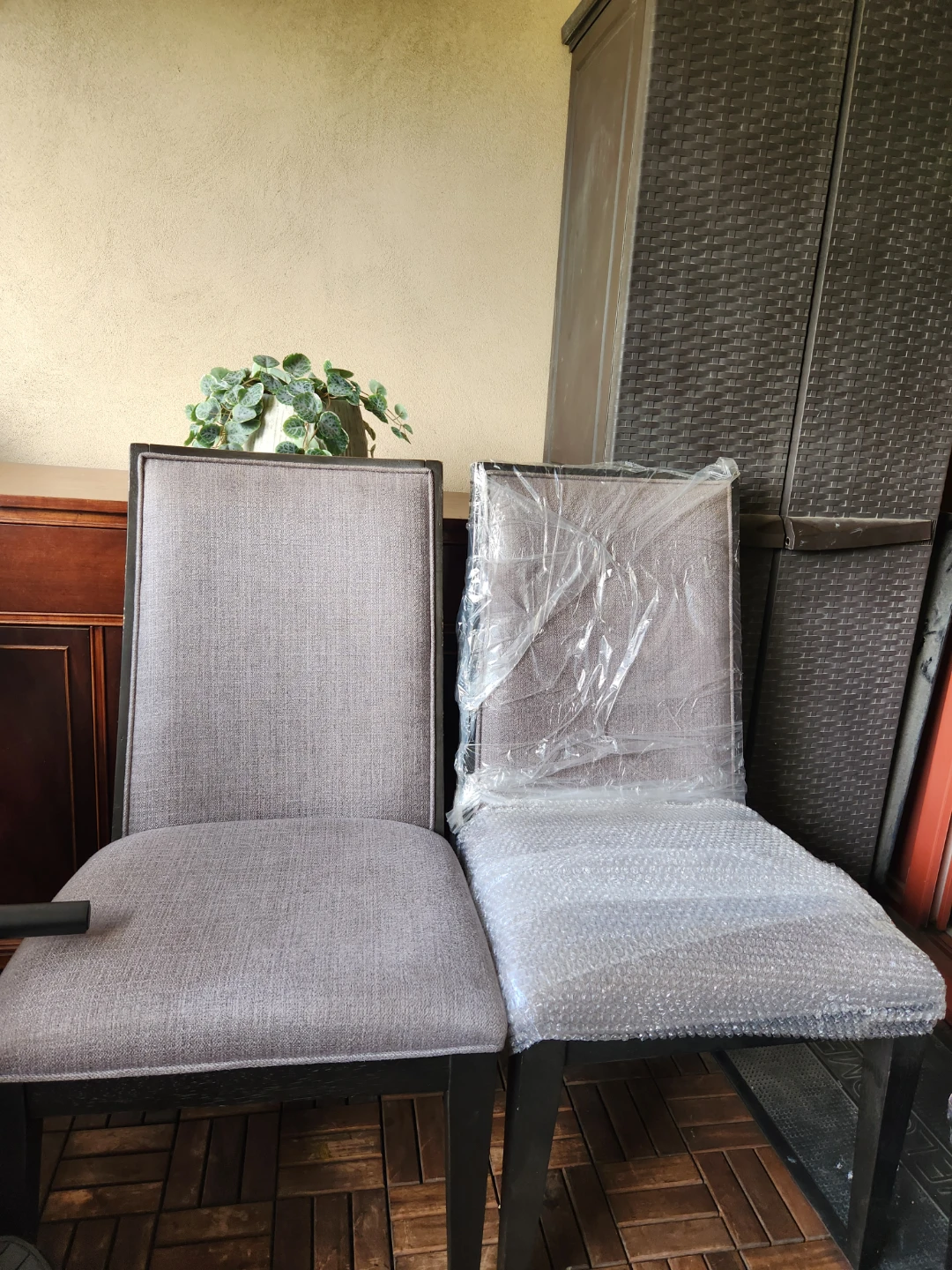 Set of 3 Dining Chairs - photo 2