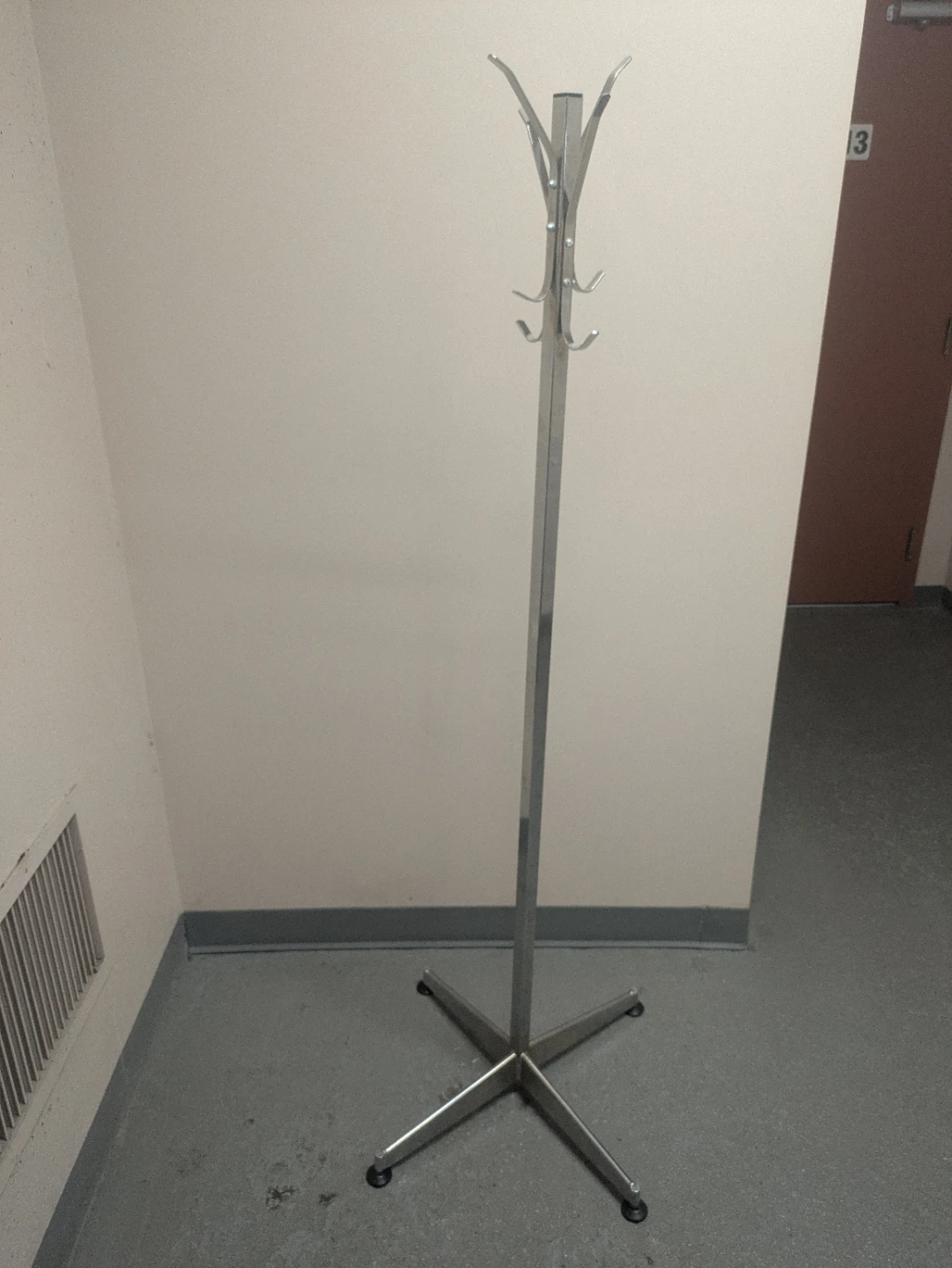 Chrome Coat Rack