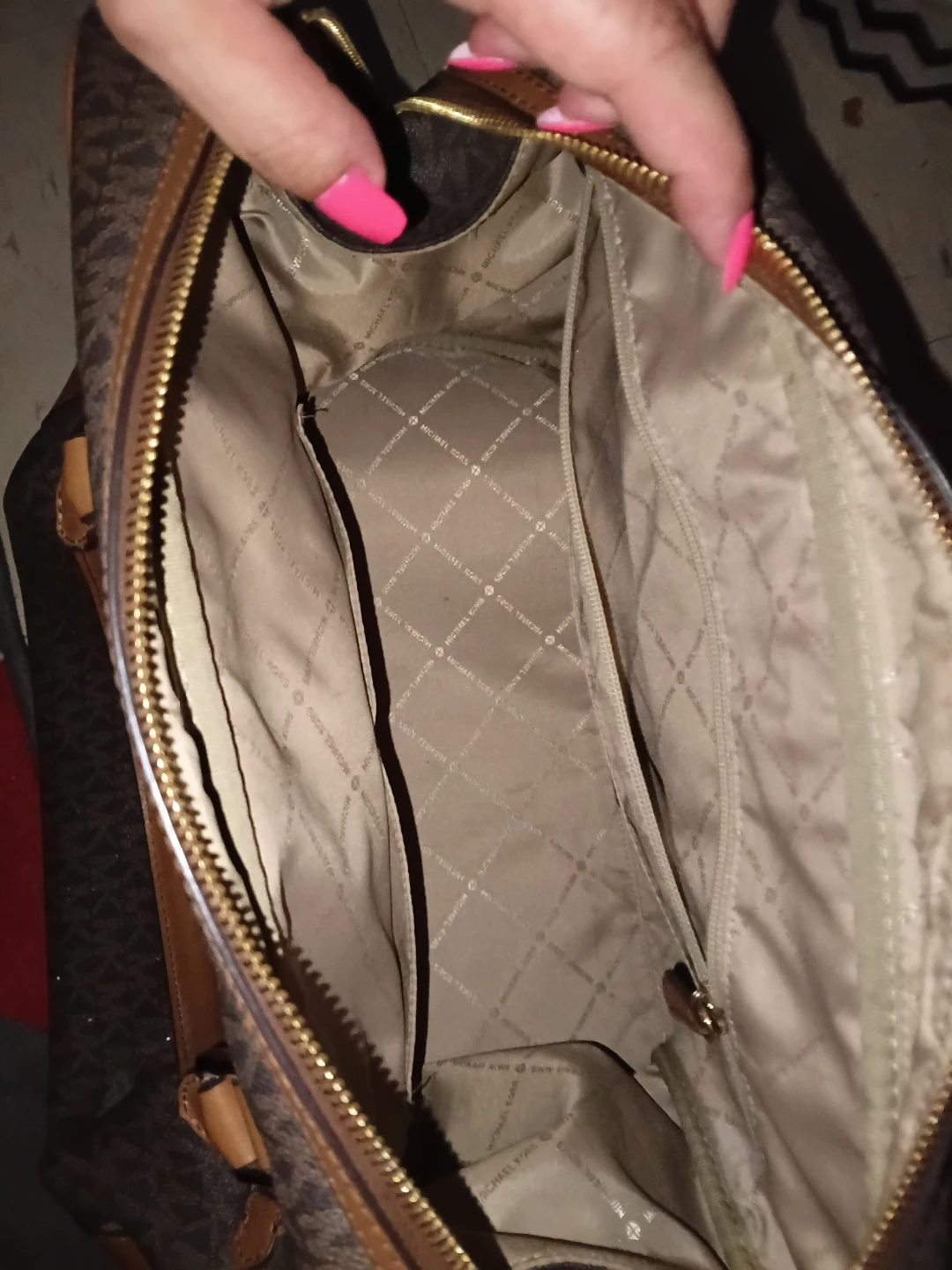 Michael Kors Monogram Satchel Bag - photo 2