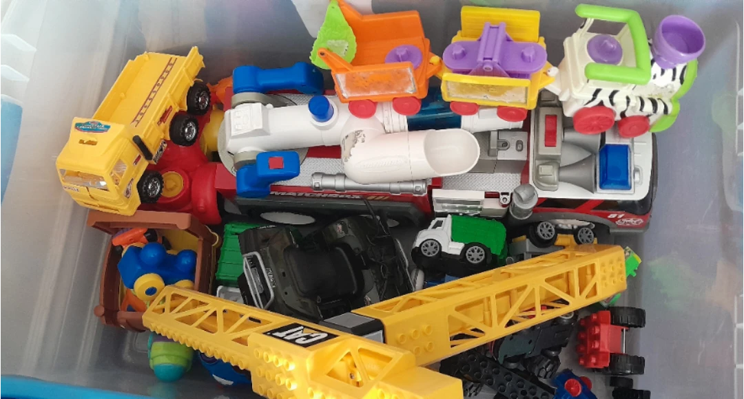 Assorted Kids Toys - Cars, Blocks, Plush and More!