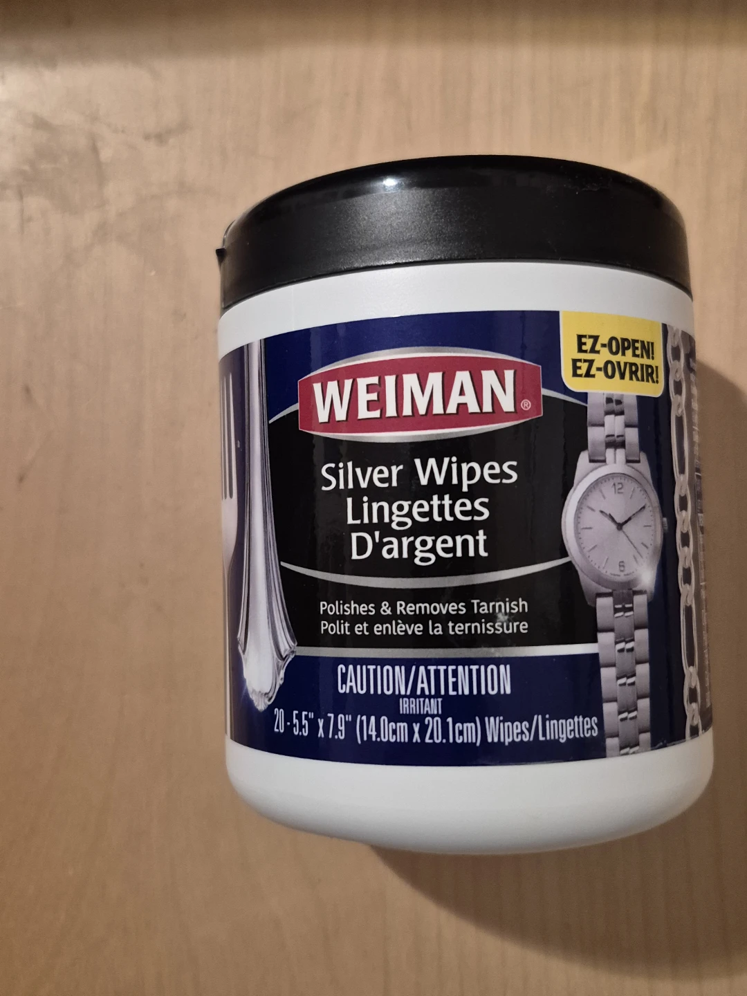 LN)Weiman Silver Wipes - Polishes & Removes Tarnish