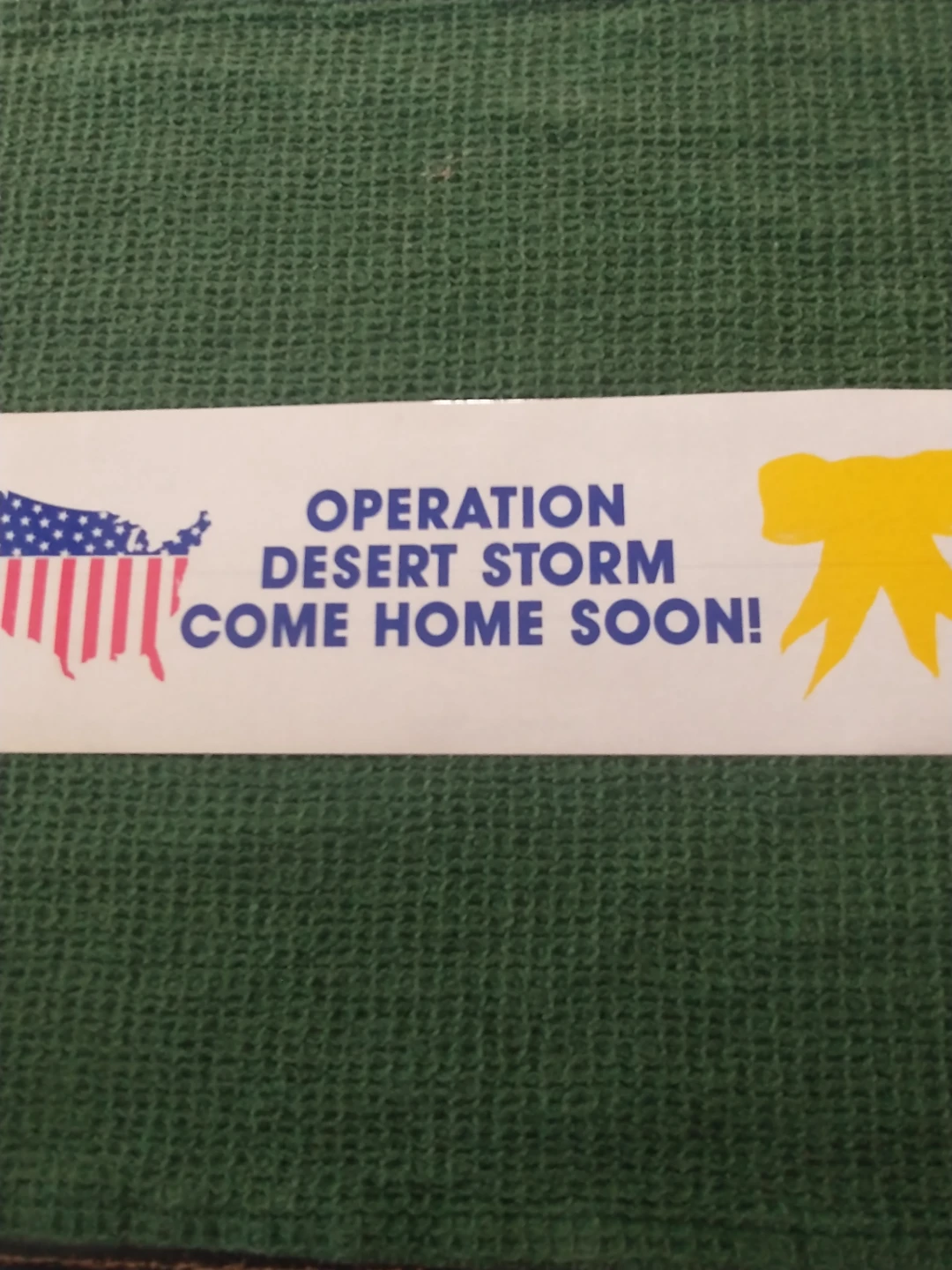 1991 Operation Desert Storm 10" Bumper Sticker #1 - photo 2