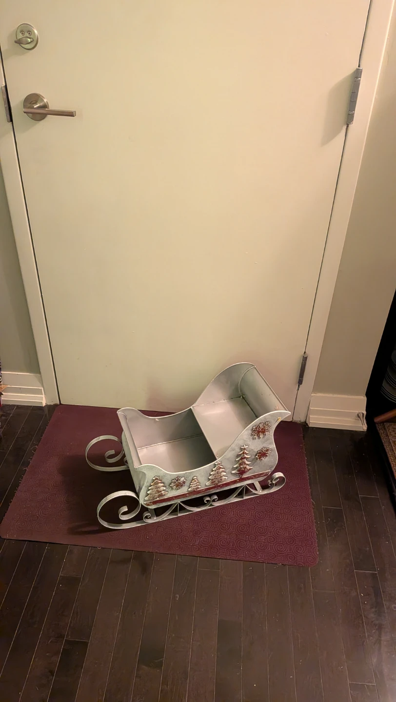 Decorative Metal Christmas Sleigh - photo 2