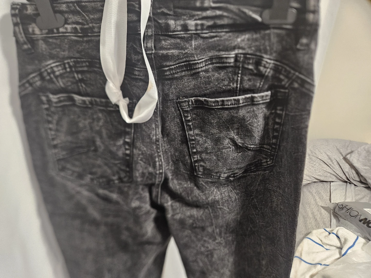 Fashion nova black wash jeans Sz 13 - photo 4