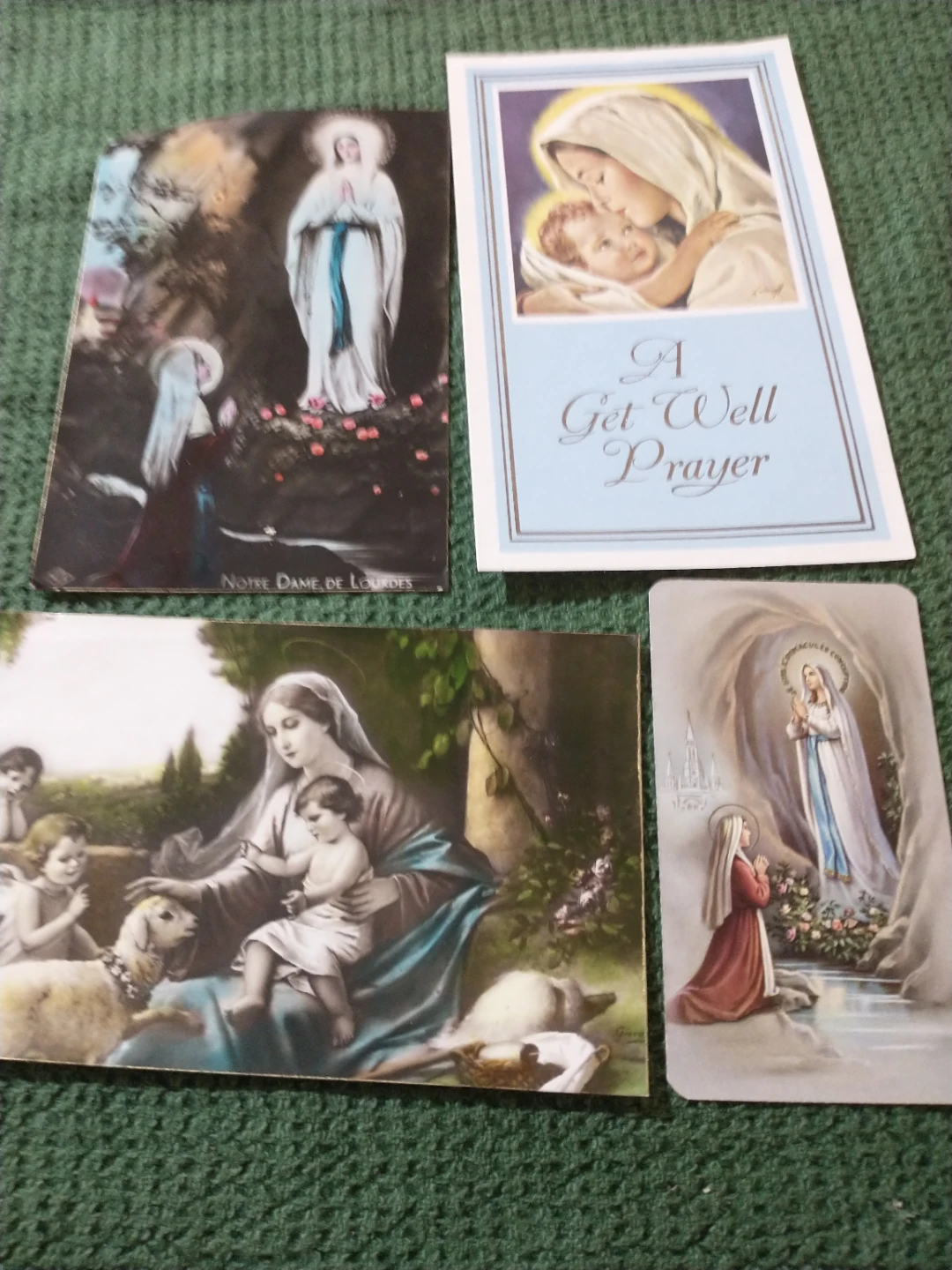 Vintage Religious Prayer Cards and Seals - photo 5
