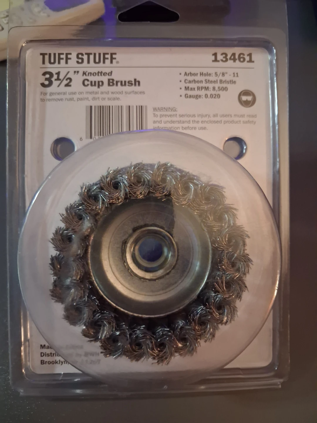 Tuff Stuff 3 1/2" Knotted Cup Brush - photo 2