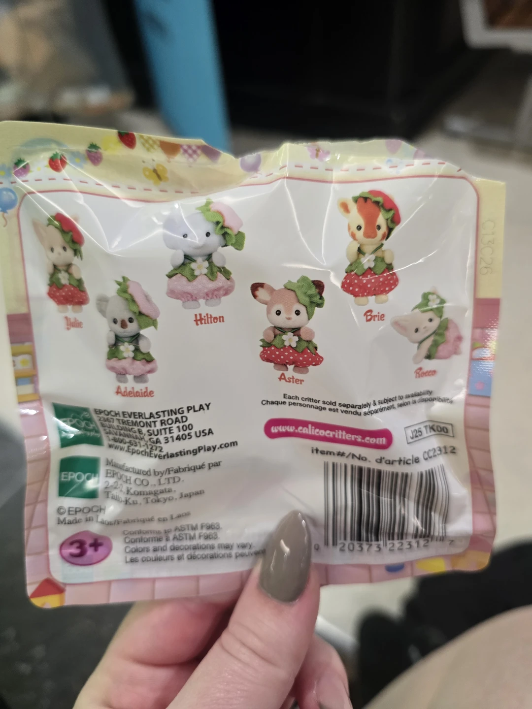 Calico Critters "Berry Babies" Blind Bag Toy - photo 2