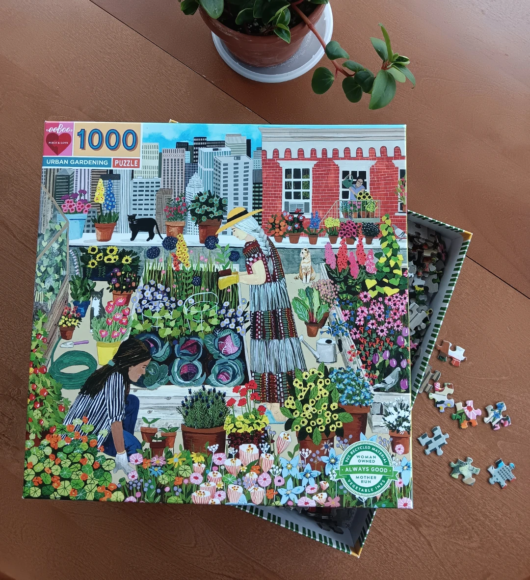 🌷 Gardening Puzzle: 1000 pieces