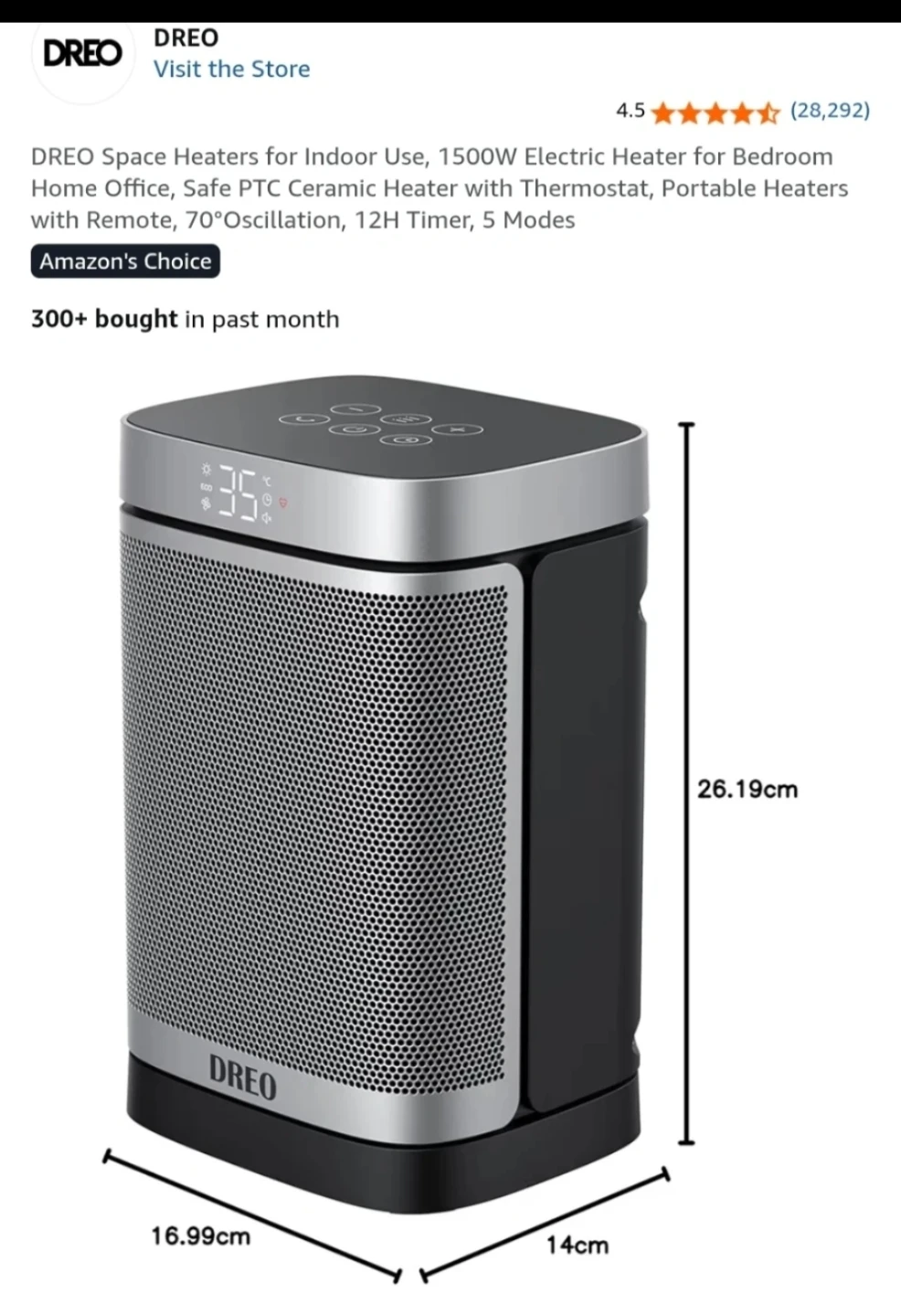 Dreo Space Heater and Fan with Remote (URGENT!!!) - photo 2