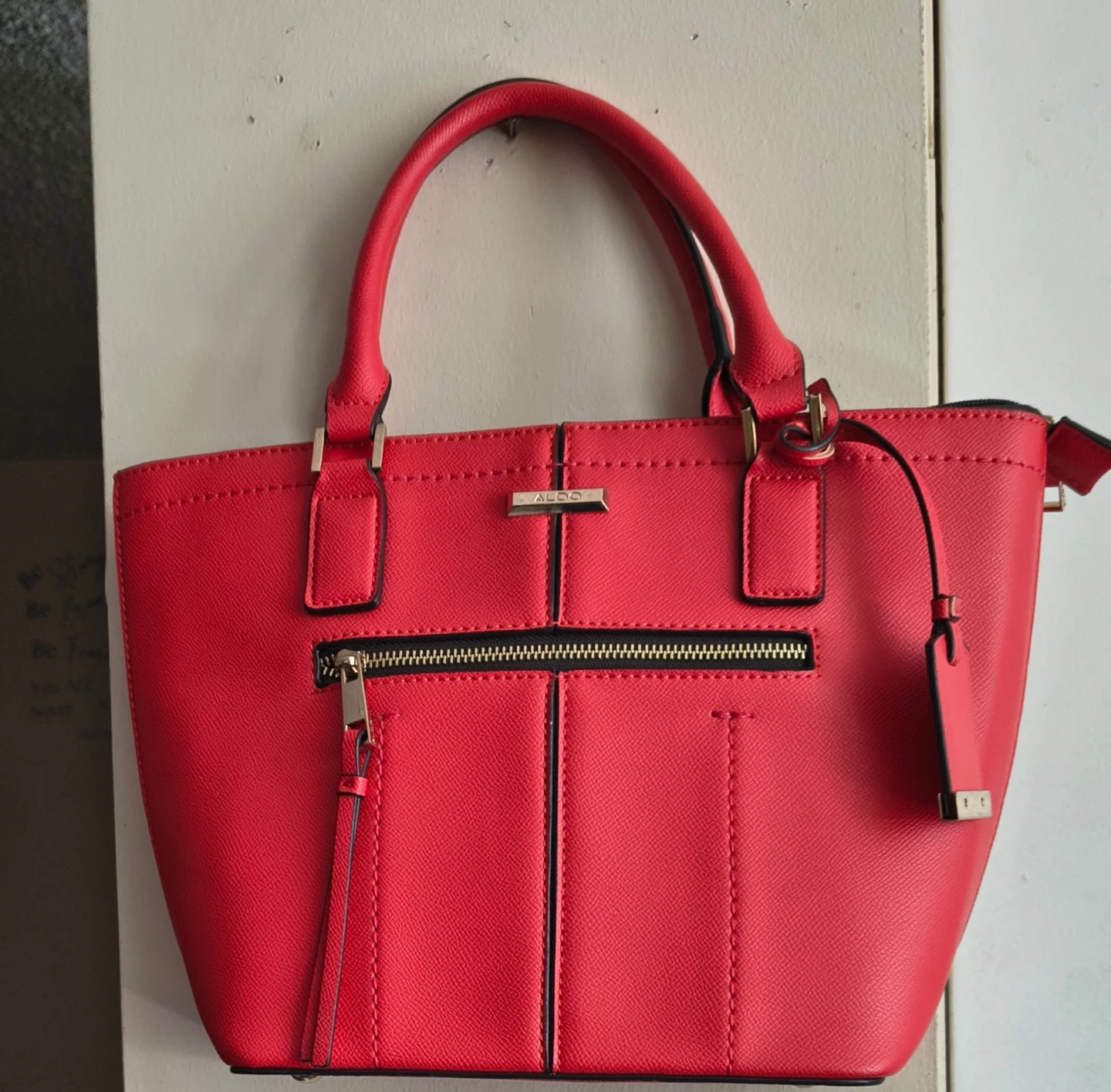 Red or Rose pink.