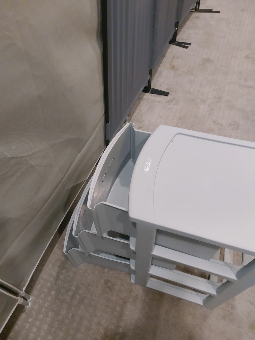 Gray 3-Drawer Storage Unit - photo 4