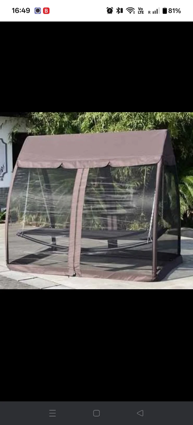 Deluxe Hammock Swing Bed with Mosquito Net