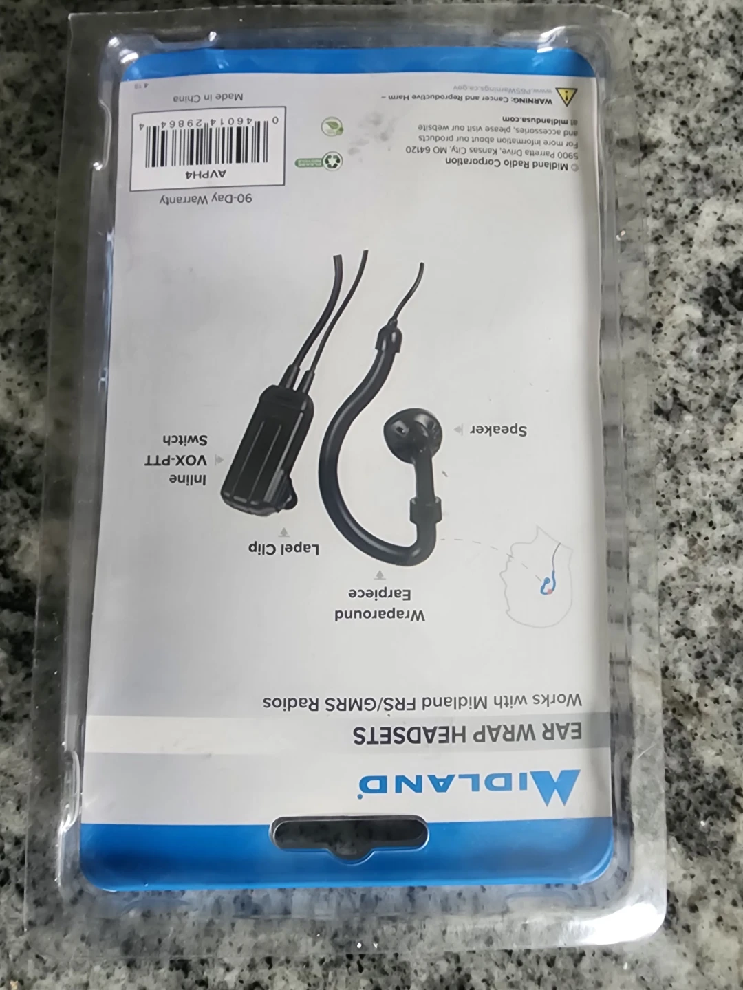Midland Ear Wrap Headsets AVPH4 - photo 2