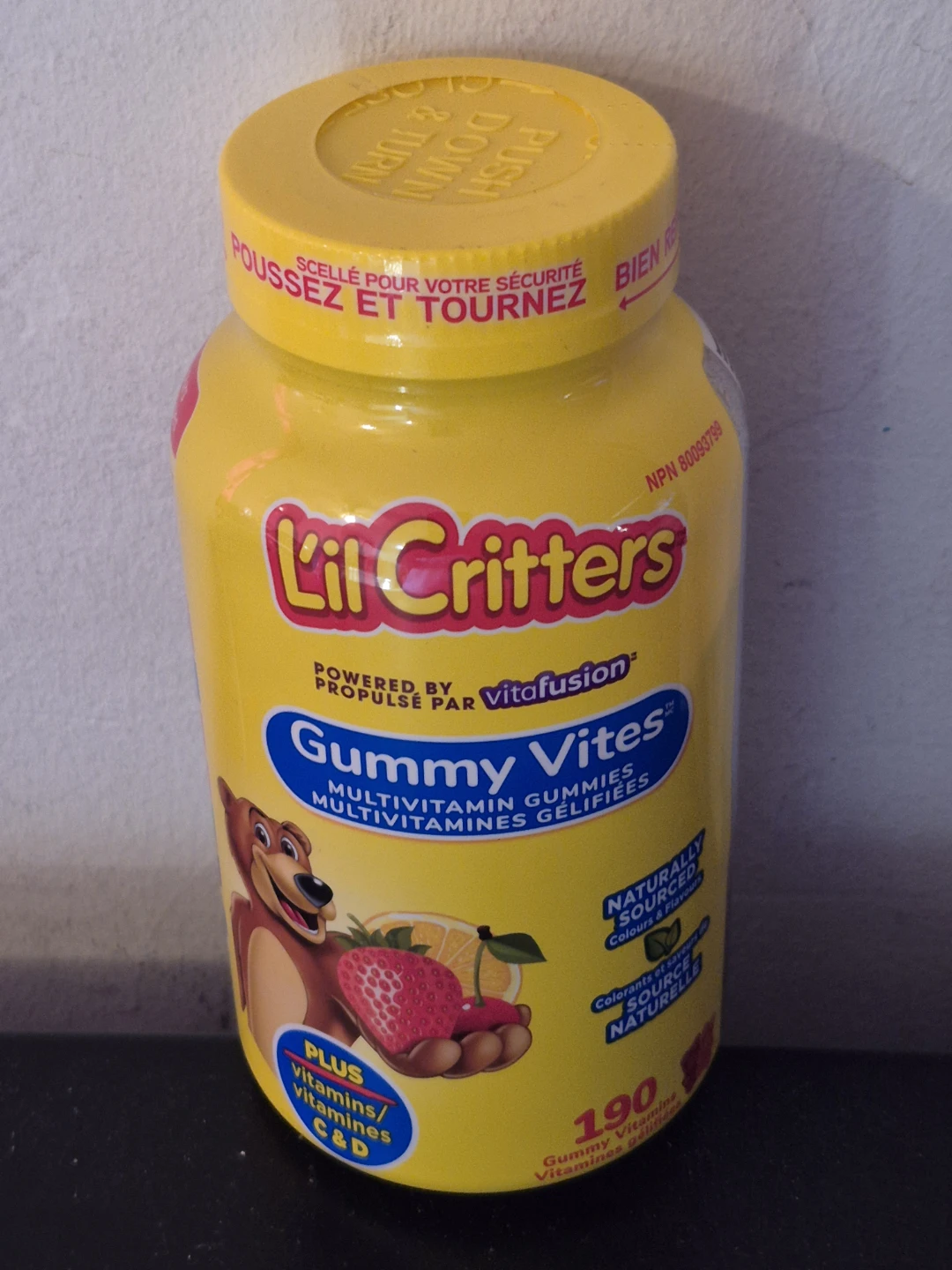 BNIB)Lil' Critters Gummy Vites Multivitamin Gummies 190 Count
