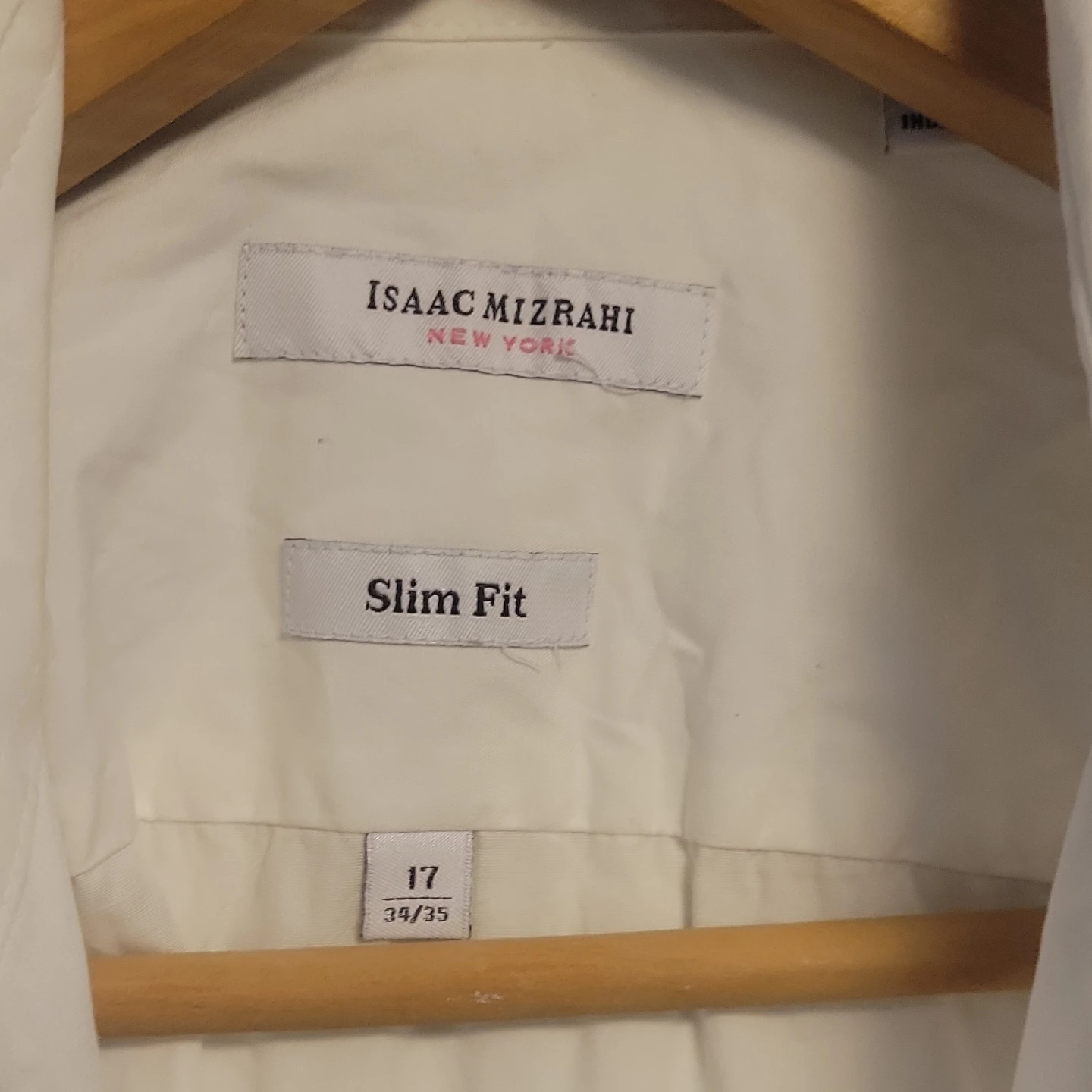 Isaac Mizrahi New York White Slim Fit Dress Shirt - photo 4