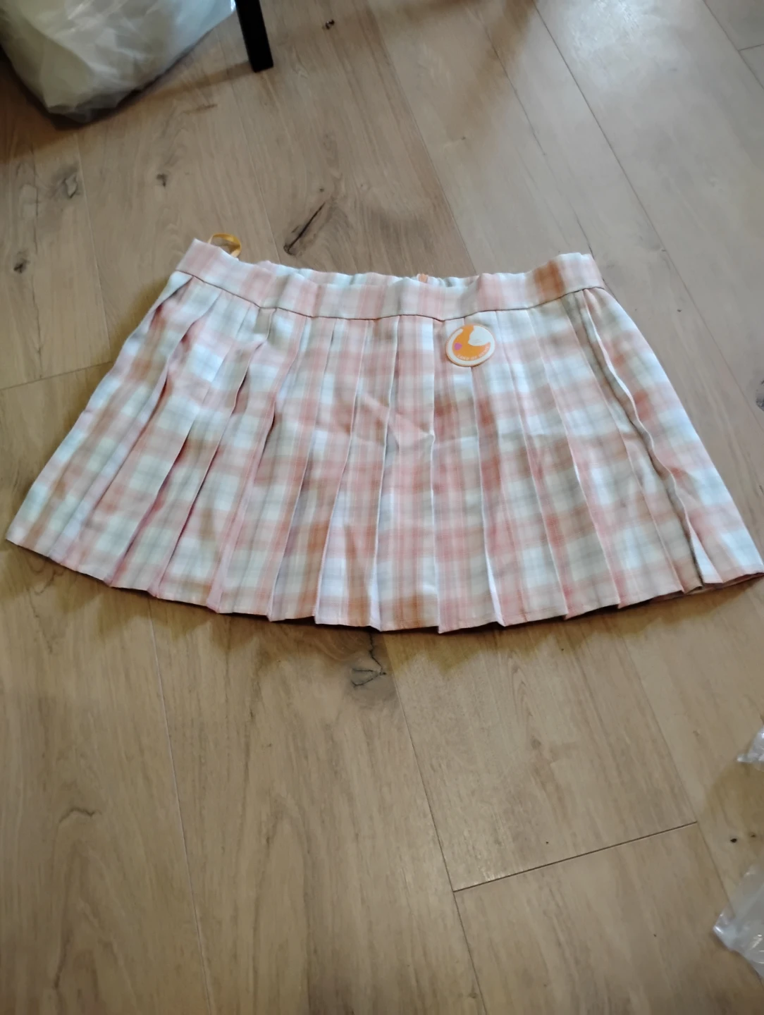 Land of Genie White Sailor Outfit with Plaid Skirt - Size S - photo 4
