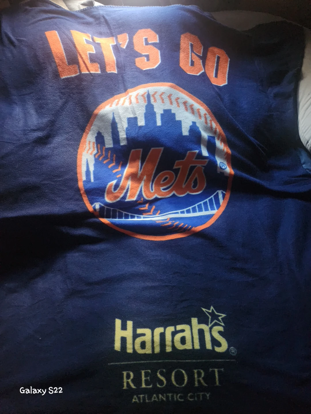 New York Mets "Let's Go Mets" Fleece Blanket - photo 2