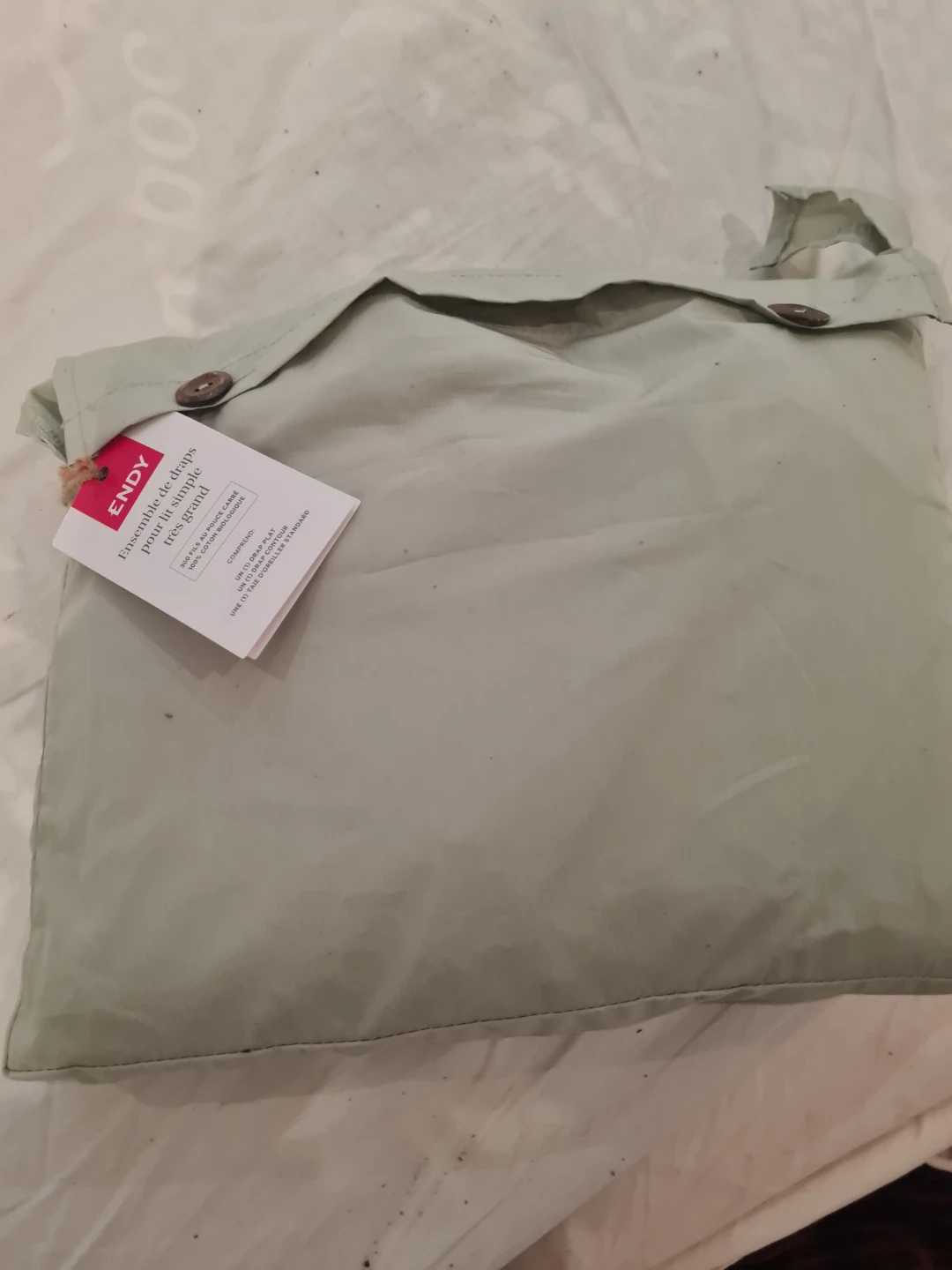 Endy The Sheet Set Twin XL - Light Green - photo 2