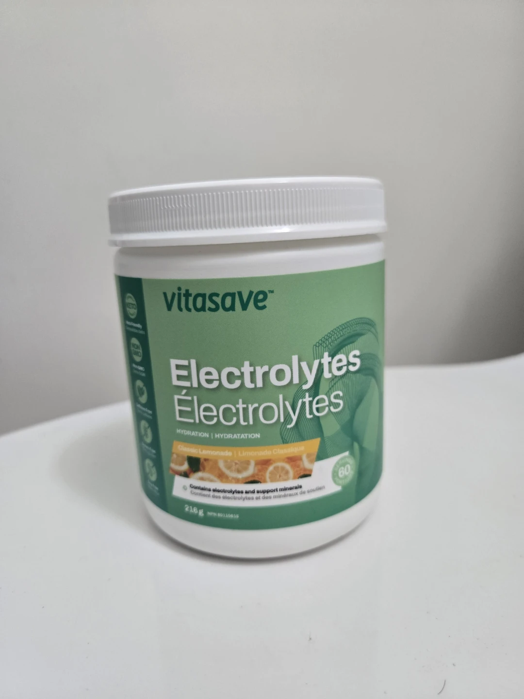 Vitasave Electrolytes Drink Mix - Citrus Lemonade Flavor