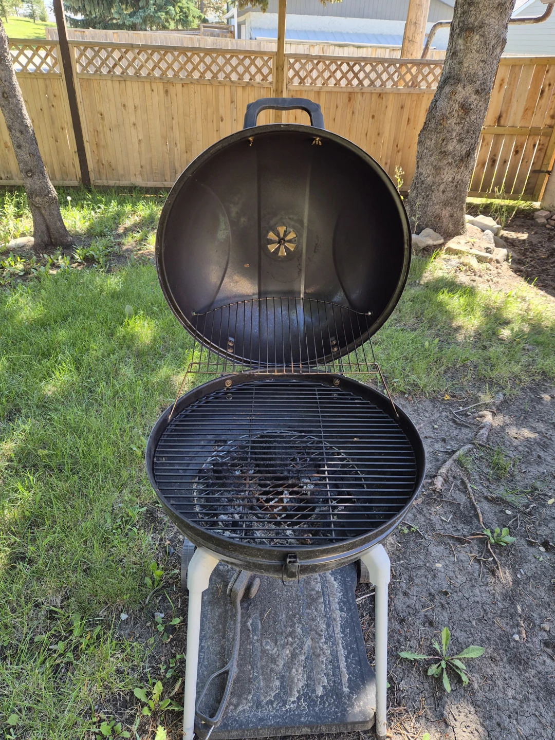 Blue Kettle BBQ Grill with Tongs - photo 2