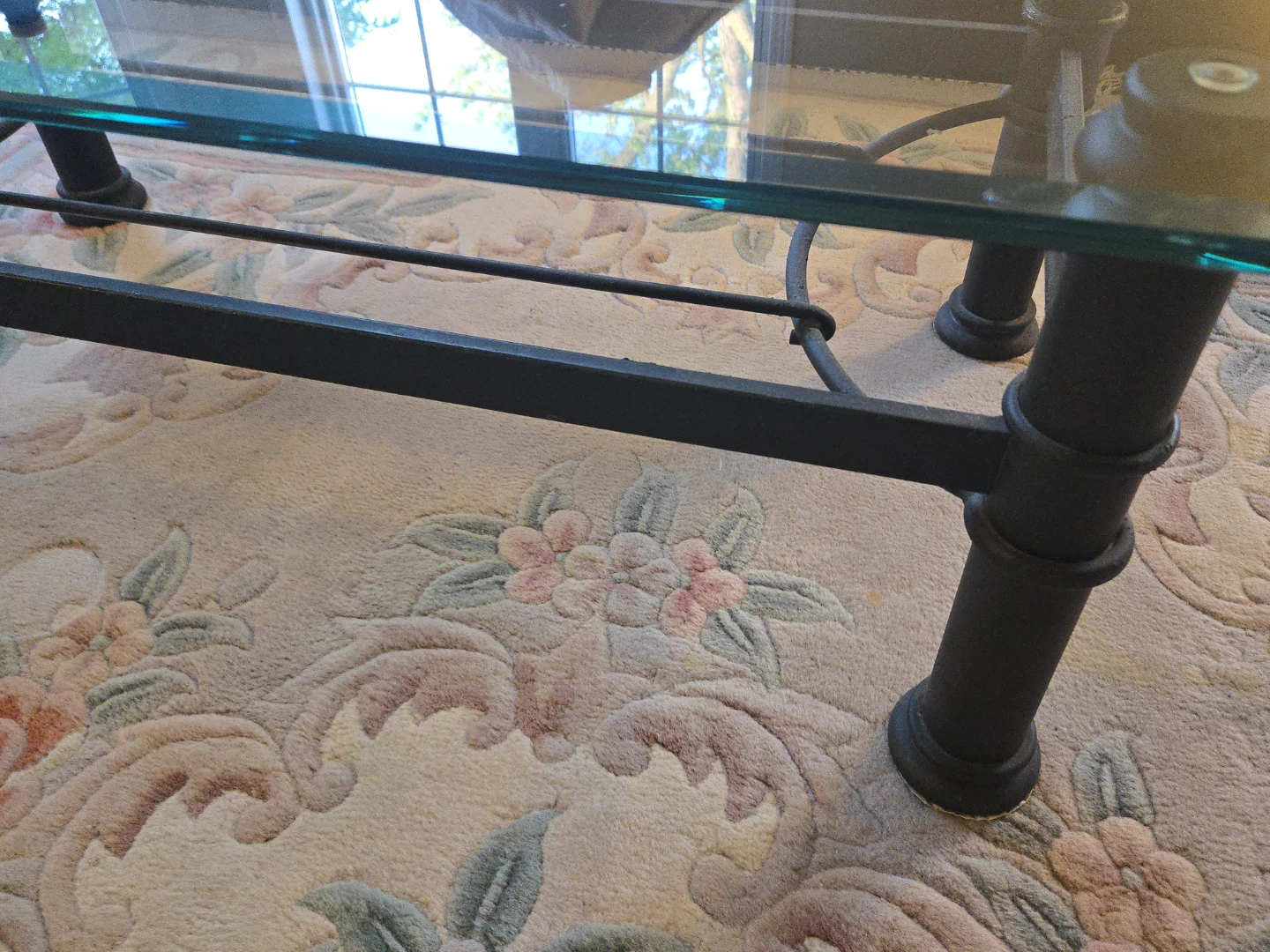 Price for both!! 2 glass tables- Glass Side Table + coffee table - photo 5