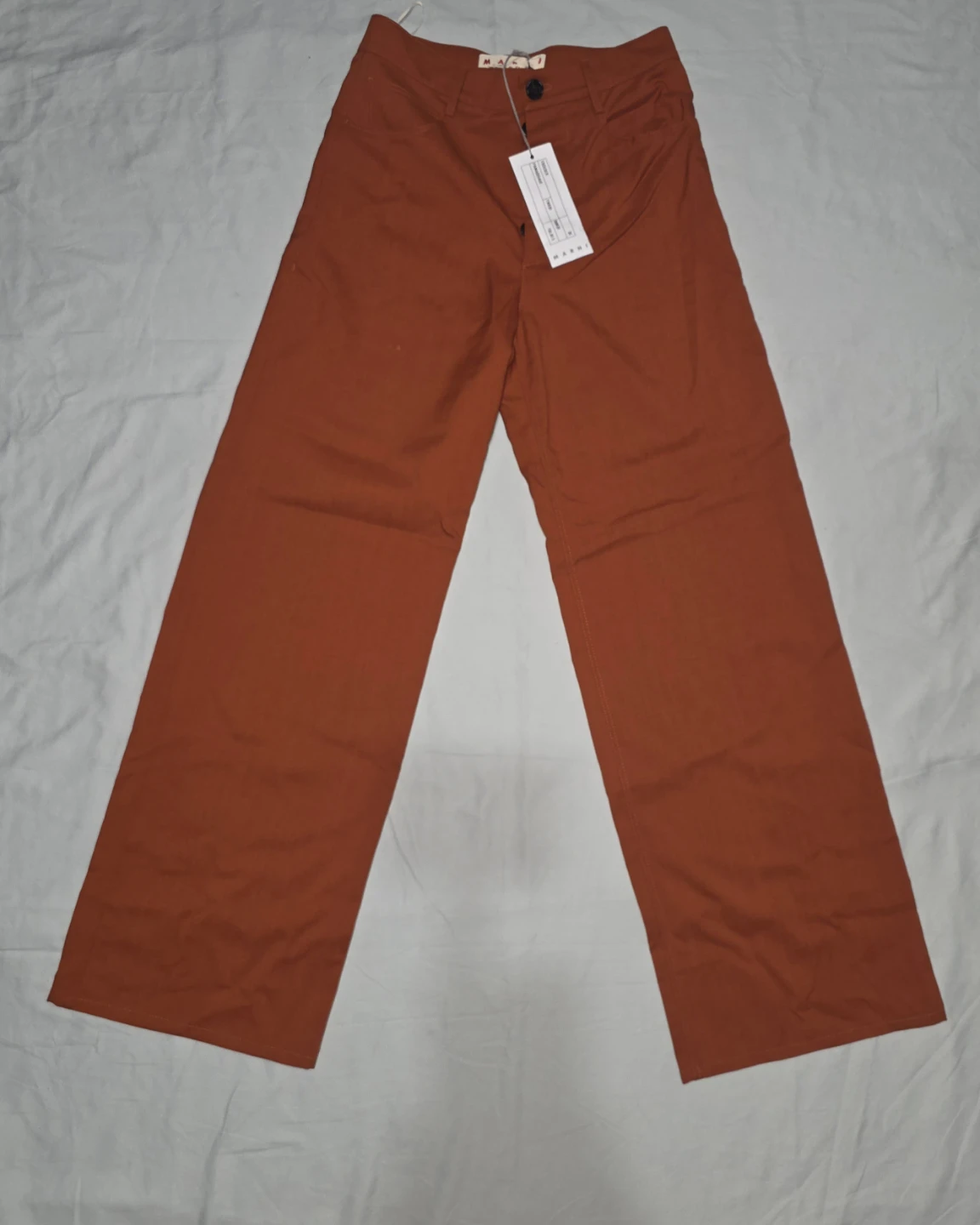 Marni Trouser PAMA0264U0 Orange - photo 2