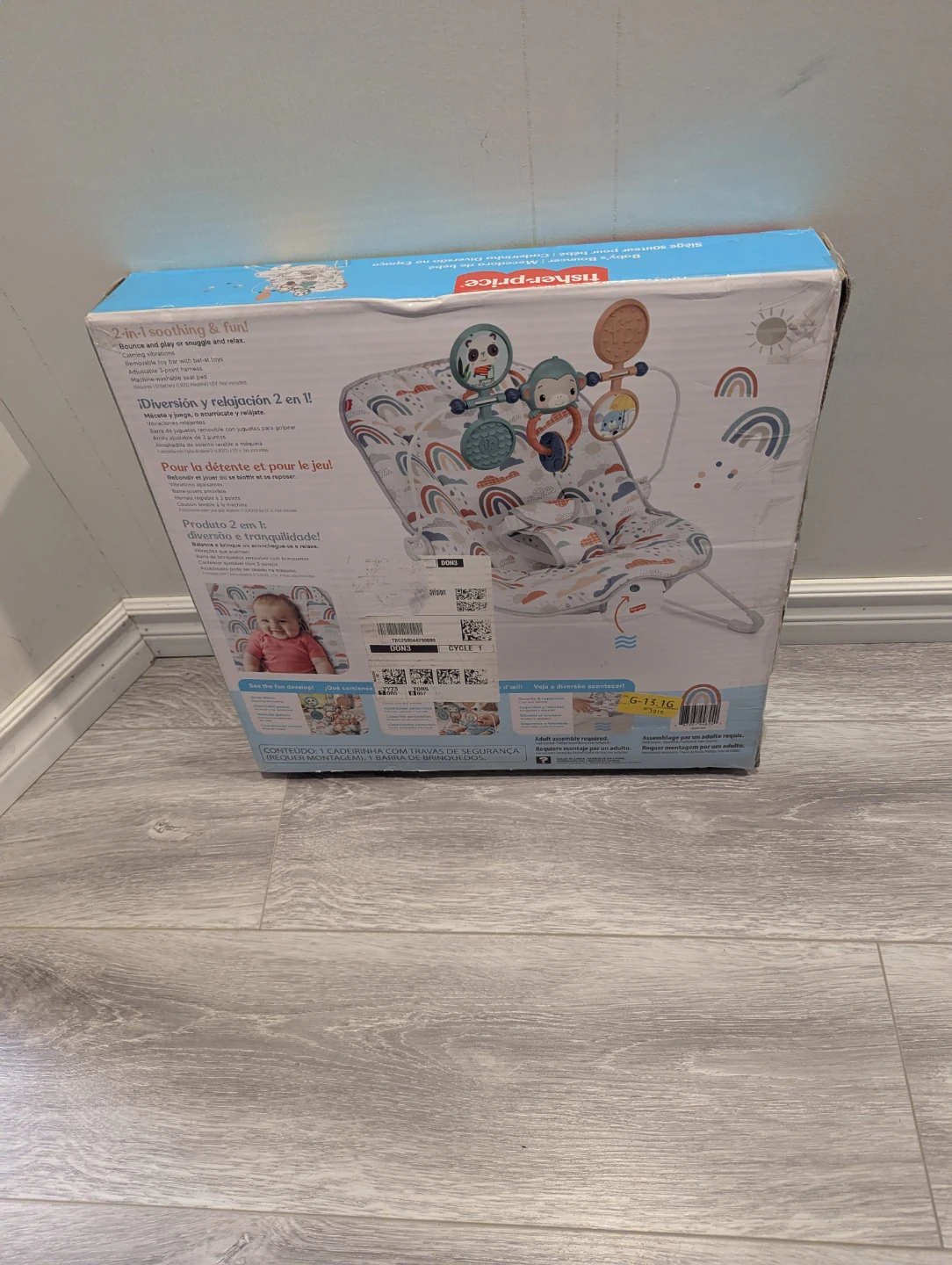 Fisher-Price 2-in-1 Soothing & Fun Bouncer