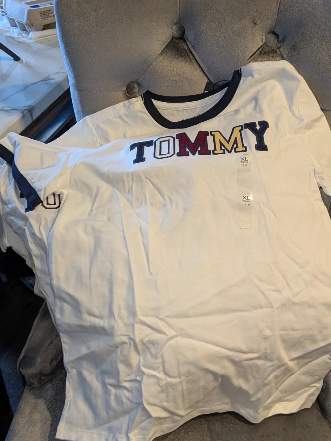 Tommy Hilfiger White Tommy T-Shirt - photo 3