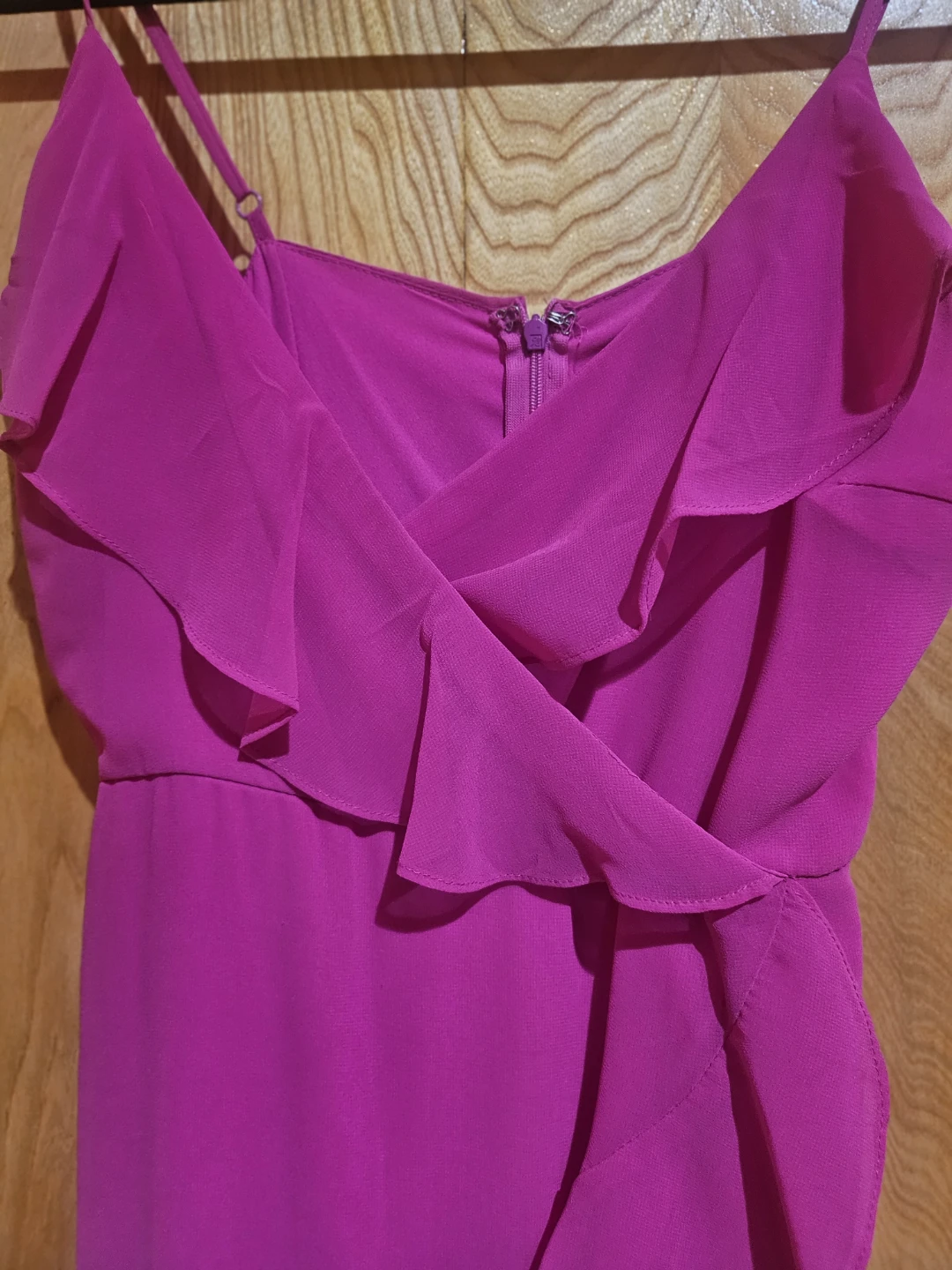1. STATE Pink Ruffle Maxi Dress Size S - photo 2