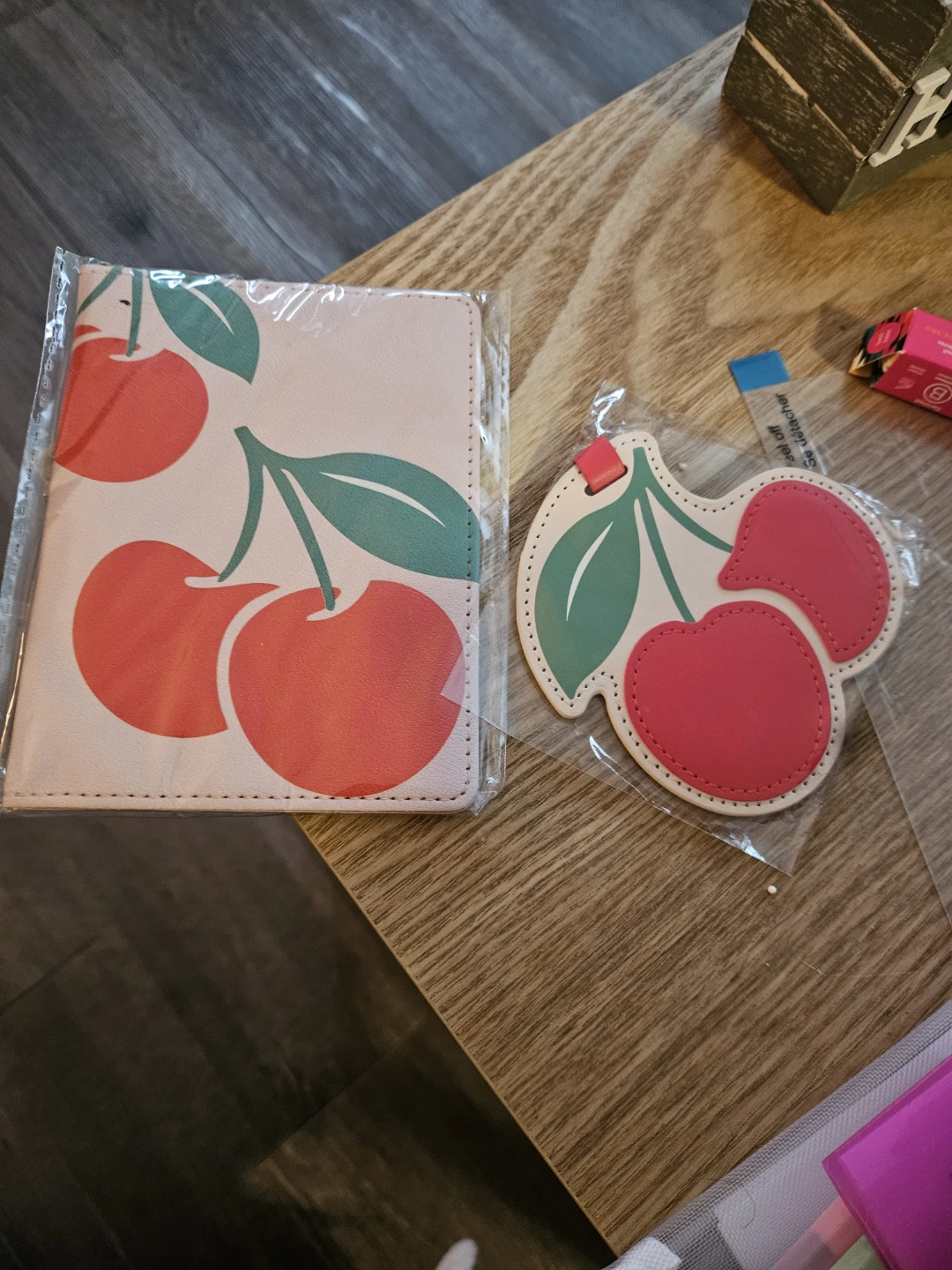 Passport Holder and Luggage Tag Set