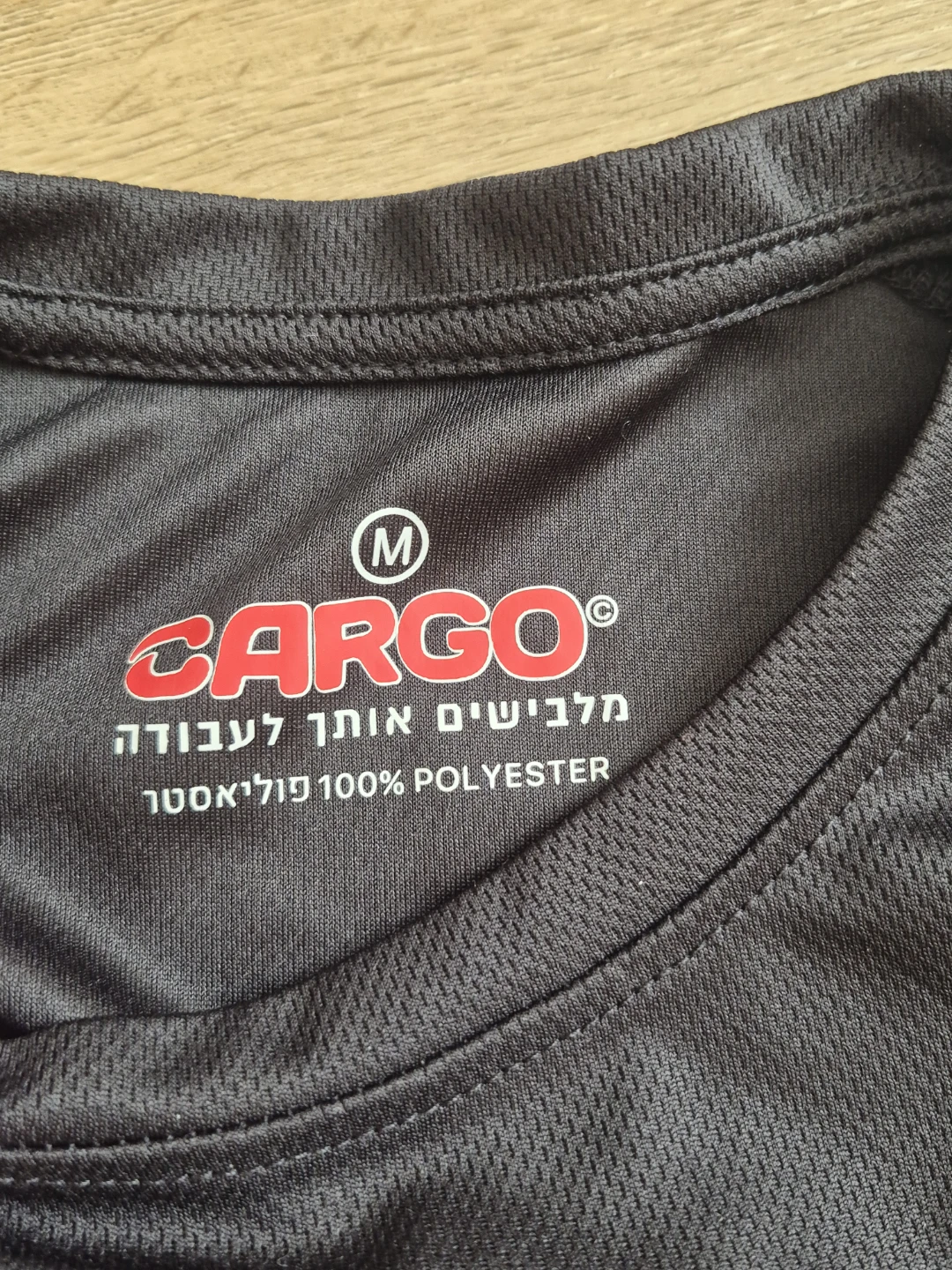 CARGO Black Polyester T-Shirt - Size M - photo 2