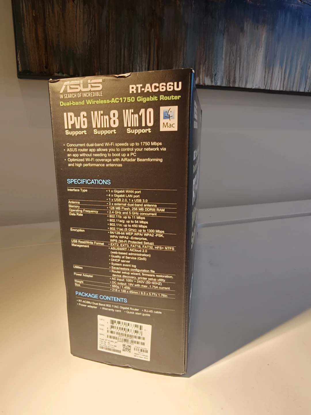 Wifi Router ASUS RT-AC66U Wireless-AC1750 Gigabit Router - photo 3
