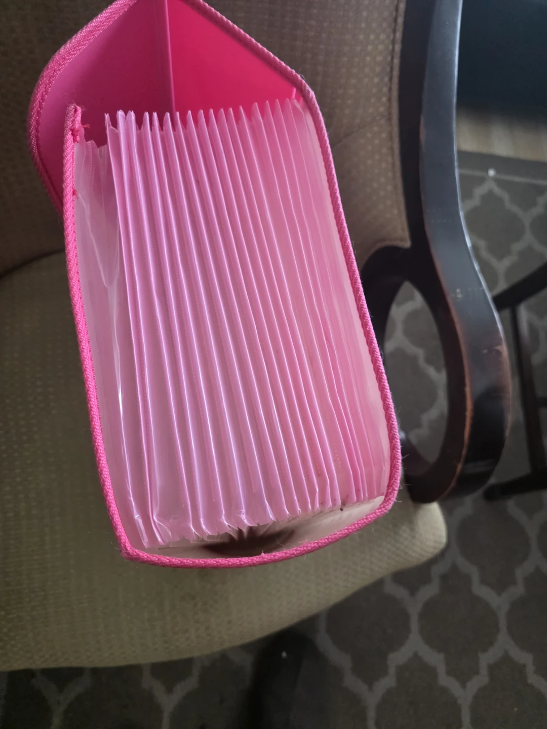 Ampad 19 Pocket Case File Organizer - Pink Polka Dot - photo 5
