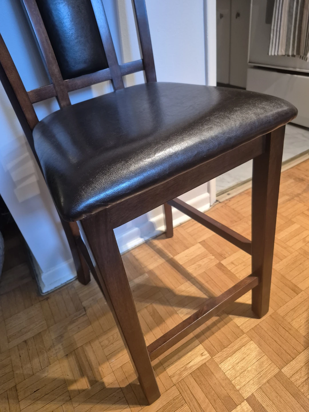 Dark Brown bar stool height chair - photo 2