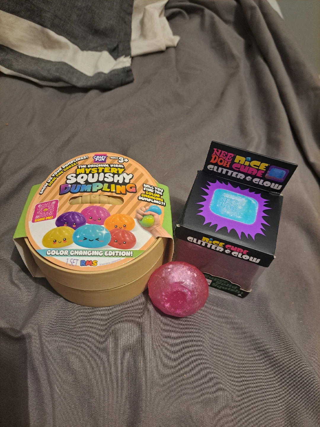 Nee Doh Glitter & Glow  RMS  dumping and a groovy jewel nee doh