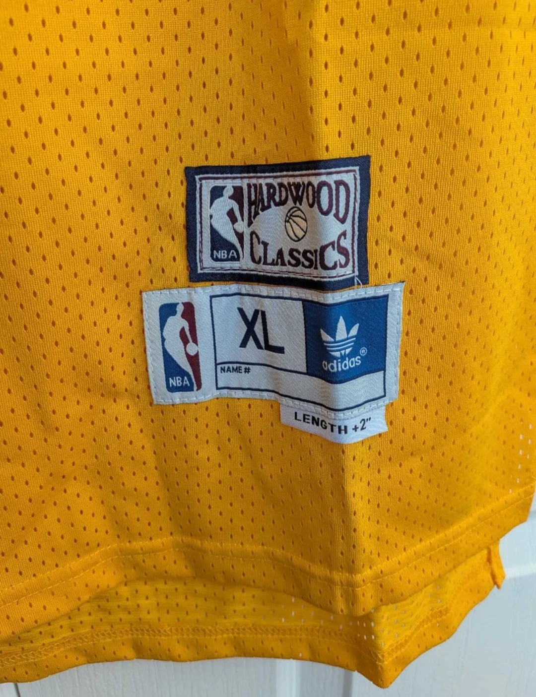 Adidas NBA Classics Kareem Abdul-Jabbar Lakers Jersey XL - photo 3