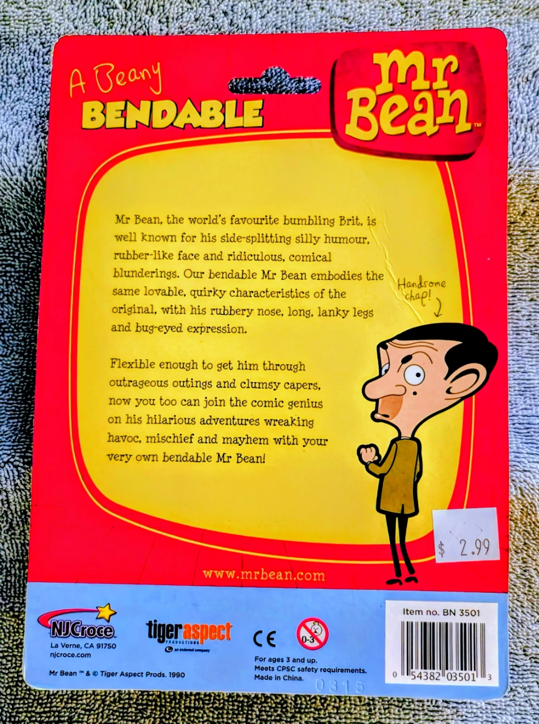 Mr. Bean A Beany Bendable Figure - photo 2
