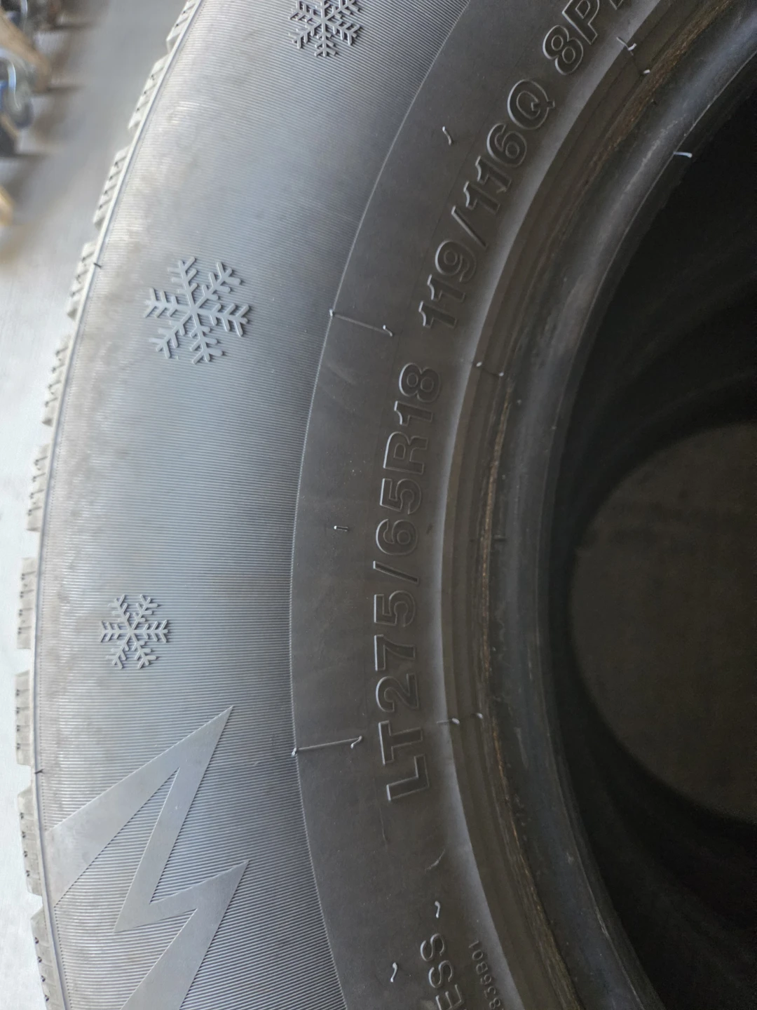 4 Winter Nova Stud III Winter Tires LT275/65R18 - photo 4