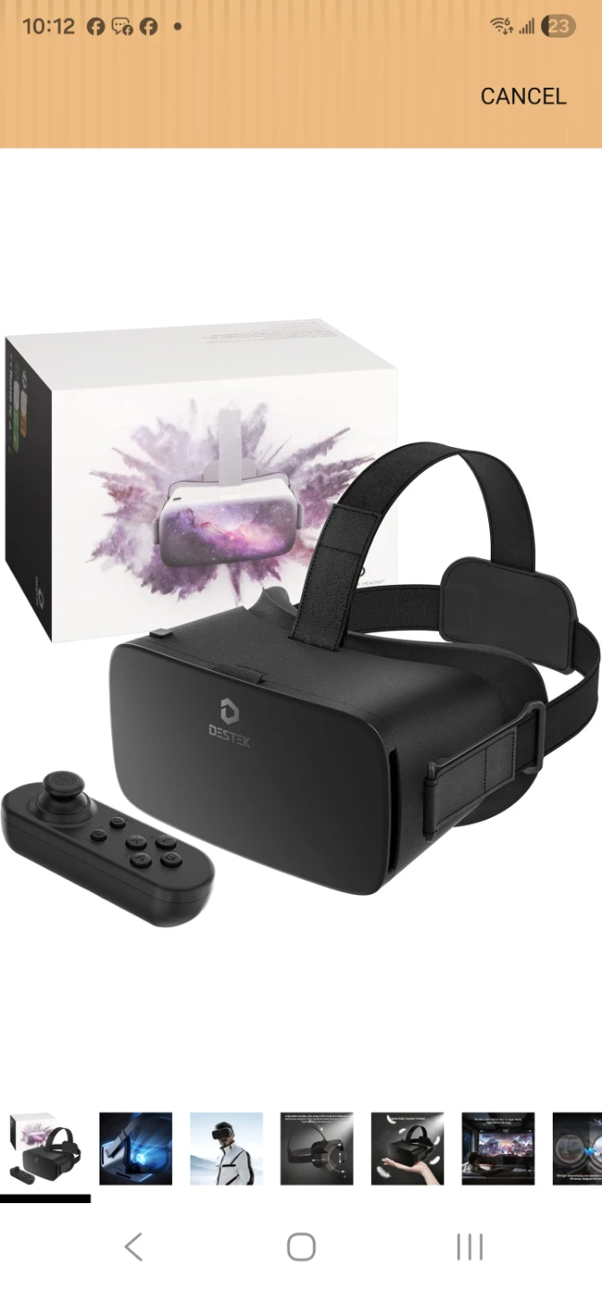 DESTEK VR Headset with Gamepad - photo 2