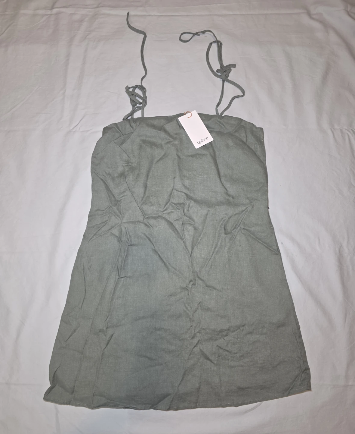 Quince Women's Linen Mini Dress
