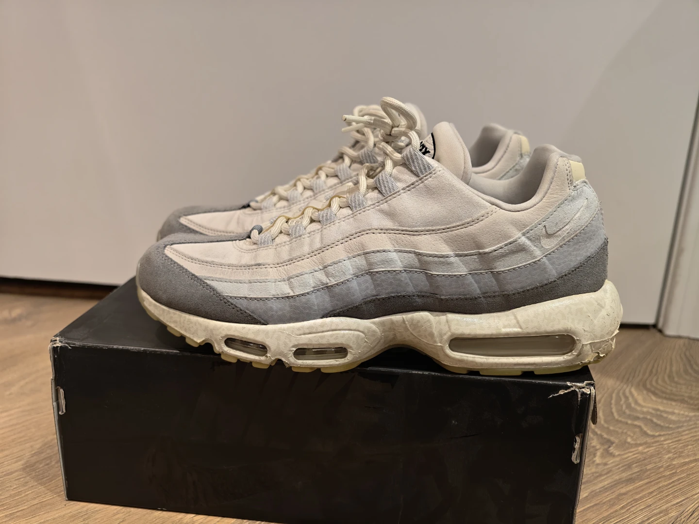 Nike Air Max 95 "Summit White/Light Bone" Men's Size 13