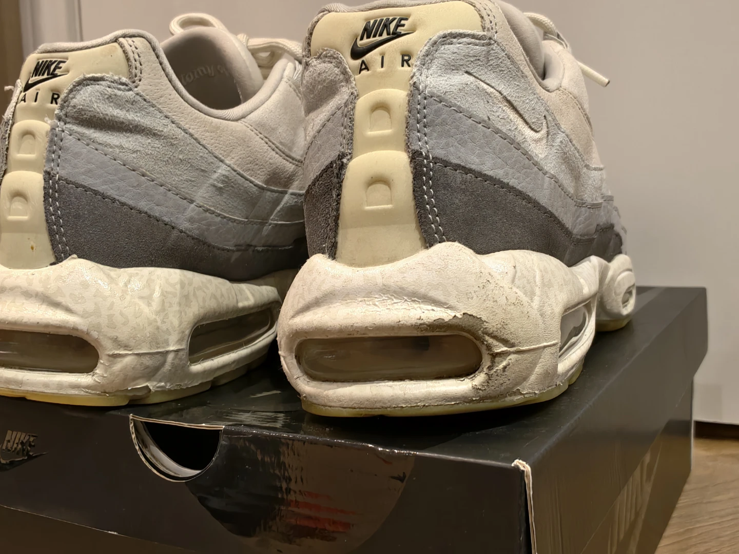Nike Air Max 95 "Summit White/Light Bone" Men's Size 13 - photo 5