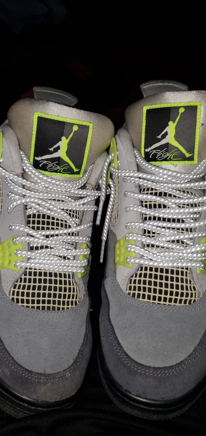 Air Jordan 4 Retro 'Neon' Sneakers