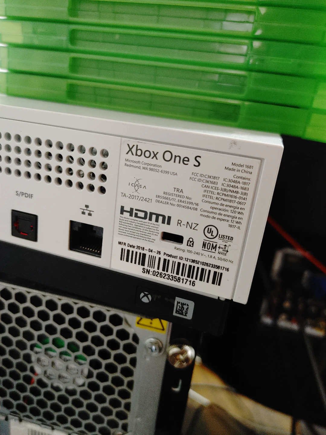 Xbox One S Console with Games and Controller - photo 4