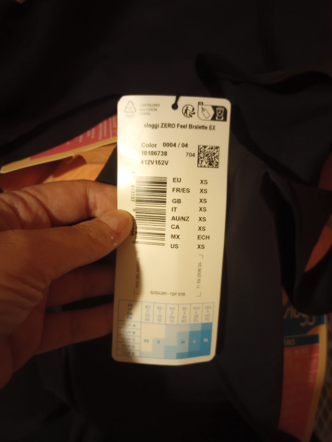 NWT Sloggi Zero Feel Bralette in XS + S - photo 5