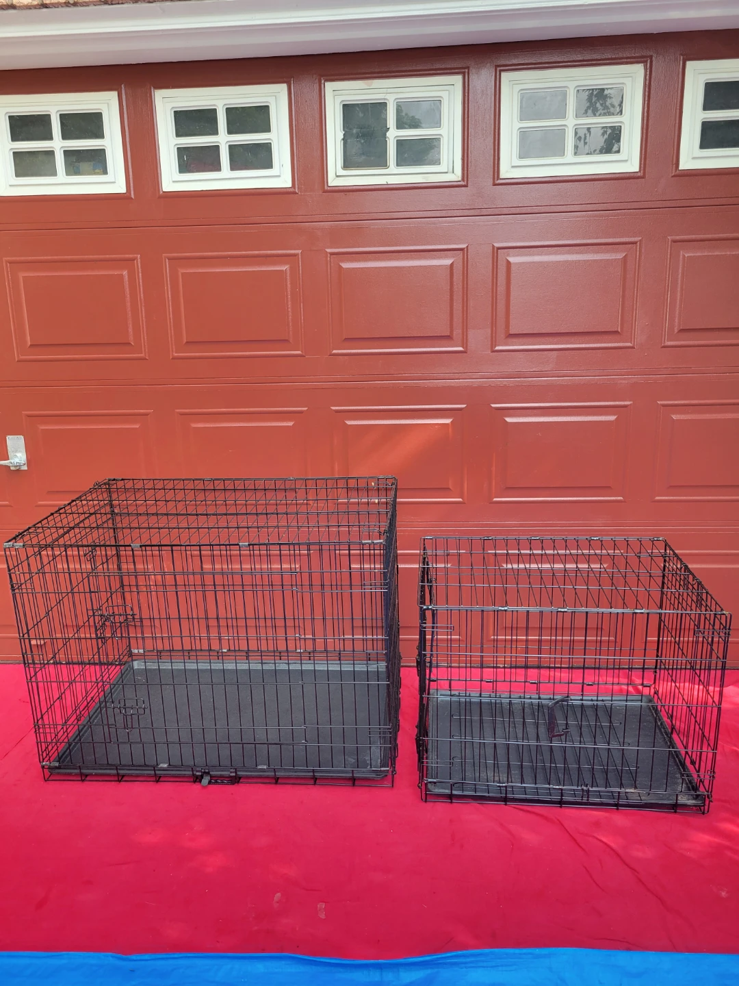 Wire Pets / Dog Crate with Tray 24"&36"