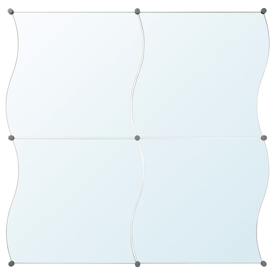 versatile Wavy Mirror Wall Decor Set of 4. - photo 2