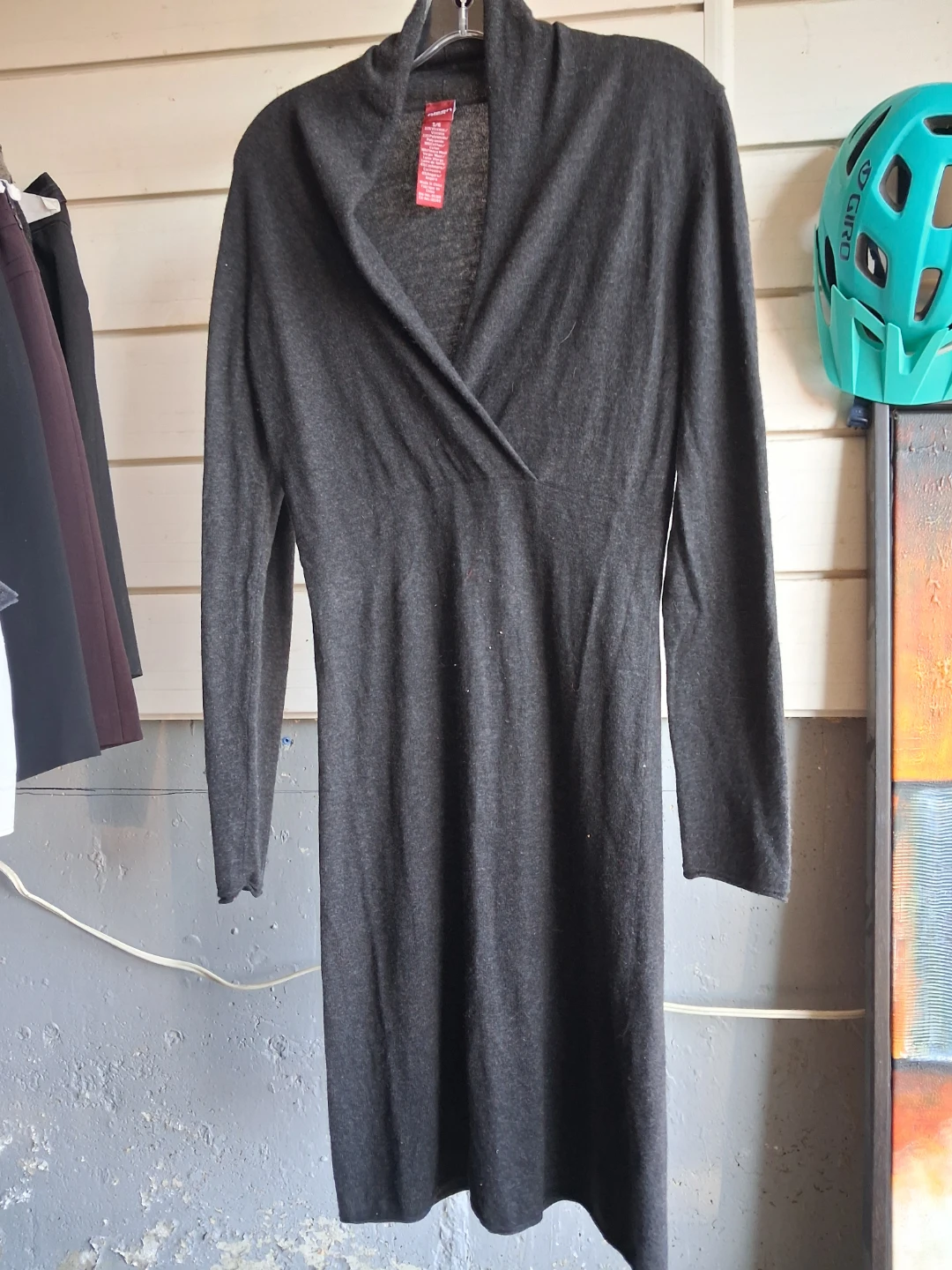 Olsen Dark Grey Knit Dress - photo 2